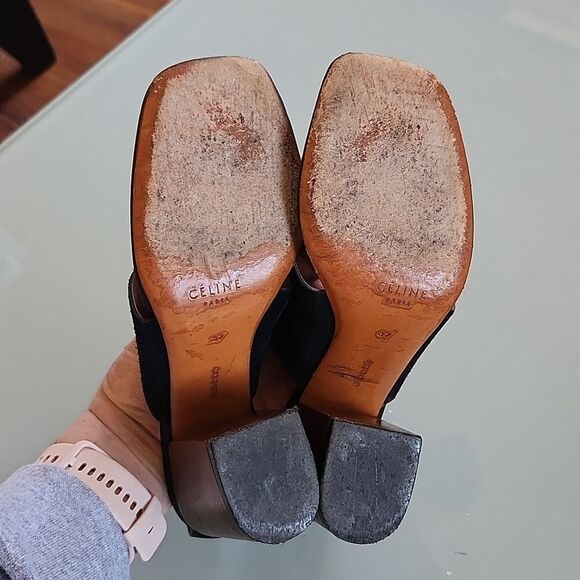 Celine Crosta T Strap Heels - Picture 9 of 11